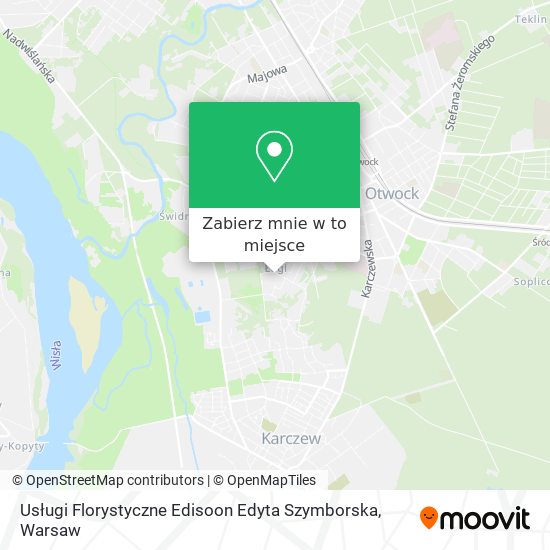 Mapa Usługi Florystyczne Edisoon Edyta Szymborska