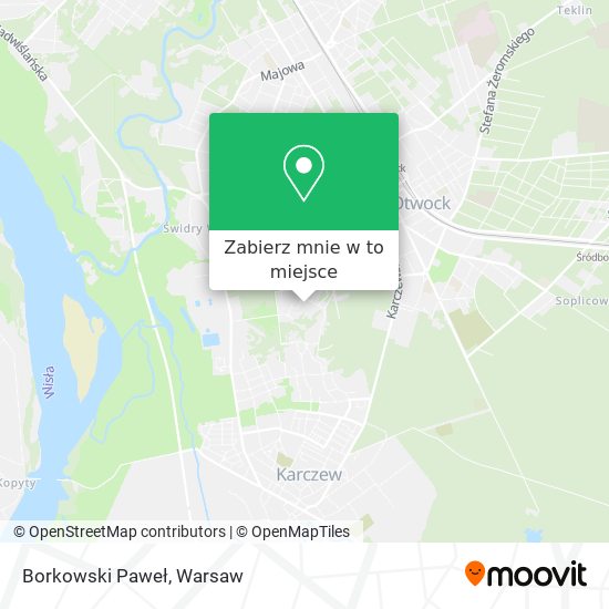 Mapa Borkowski Paweł