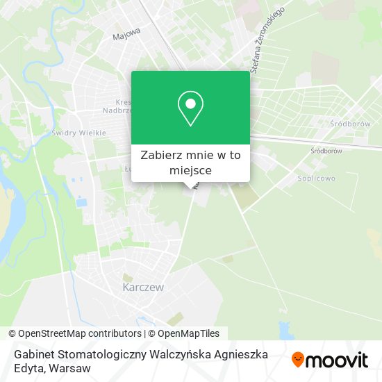 Mapa Gabinet Stomatologiczny Walczyńska Agnieszka Edyta