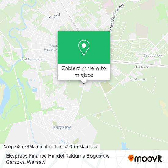 Mapa Ekspress Finanse Handel Reklama Bogusław Gałązka