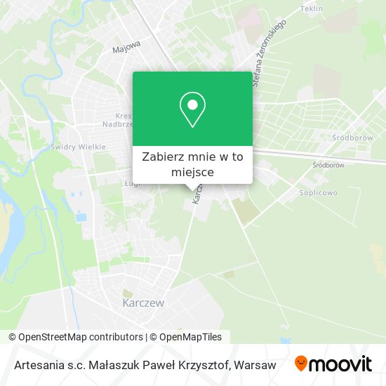 Mapa Artesania s.c. Małaszuk Paweł Krzysztof