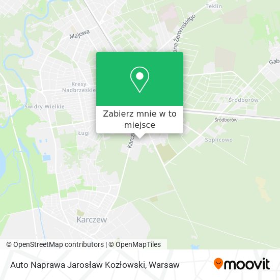 Mapa Auto Naprawa Jarosław Kozłowski