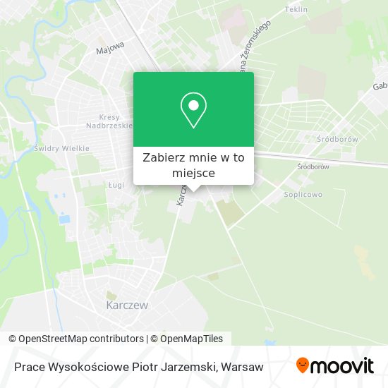 Mapa Prace Wysokościowe Piotr Jarzemski