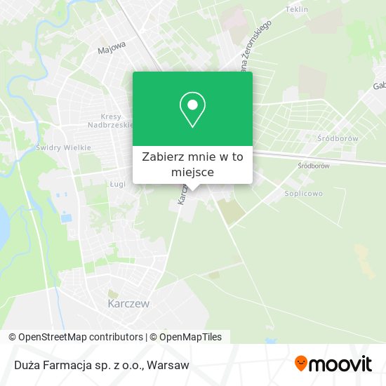 Mapa Duża Farmacja sp. z o.o.