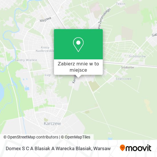 Mapa Domex S C A Blasiak A Warecka Blasiak