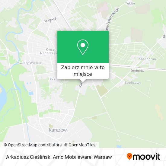 Mapa Arkadiusz Cieśliński Amc Mobileware