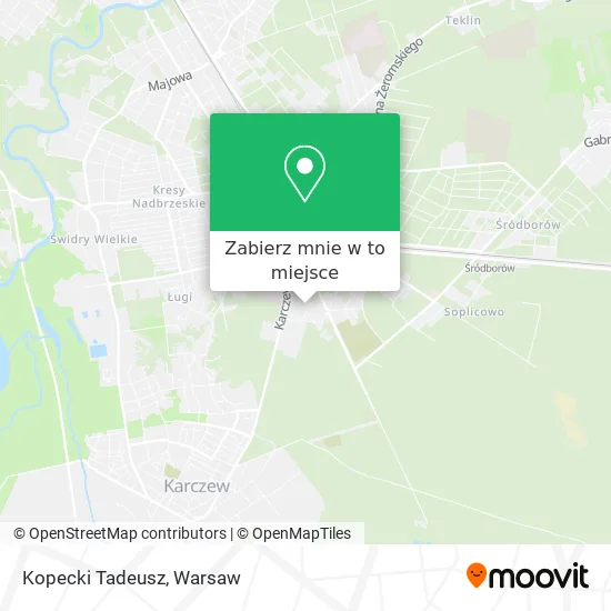 Mapa Kopecki Tadeusz