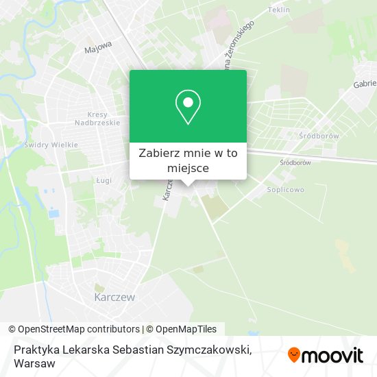 Mapa Praktyka Lekarska Sebastian Szymczakowski