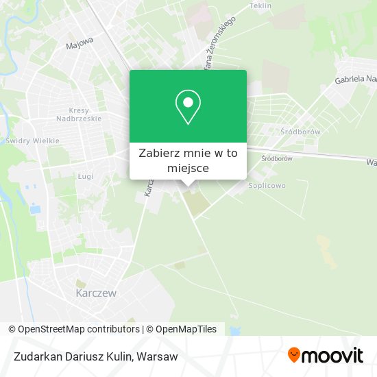 Mapa Zudarkan Dariusz Kulin