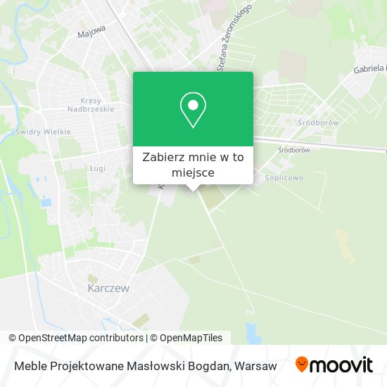 Mapa Meble Projektowane Masłowski Bogdan