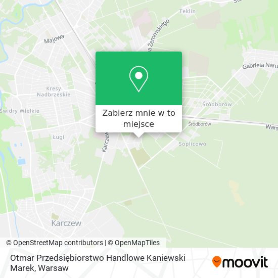 Mapa Otmar Przedsiębiorstwo Handlowe Kaniewski Marek