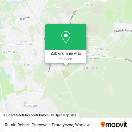 Mapa Rumin Robert. Pracownia Protetyczna