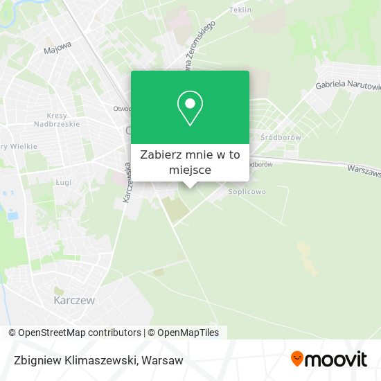 Mapa Zbigniew Klimaszewski