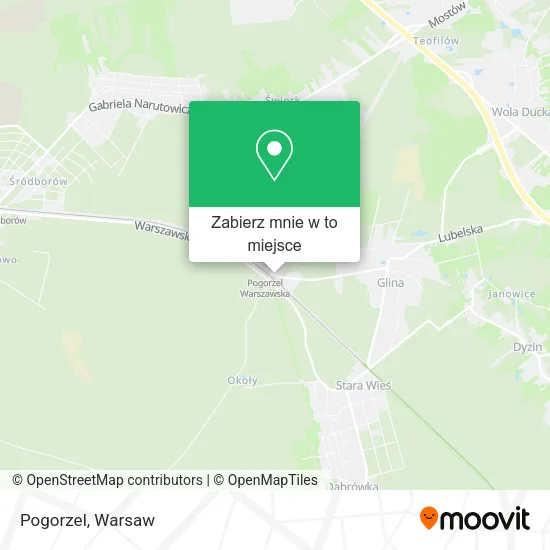 Mapa Pogorzel