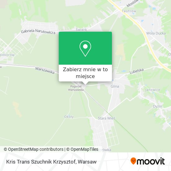 Mapa Kris Trans Szuchnik Krzysztof