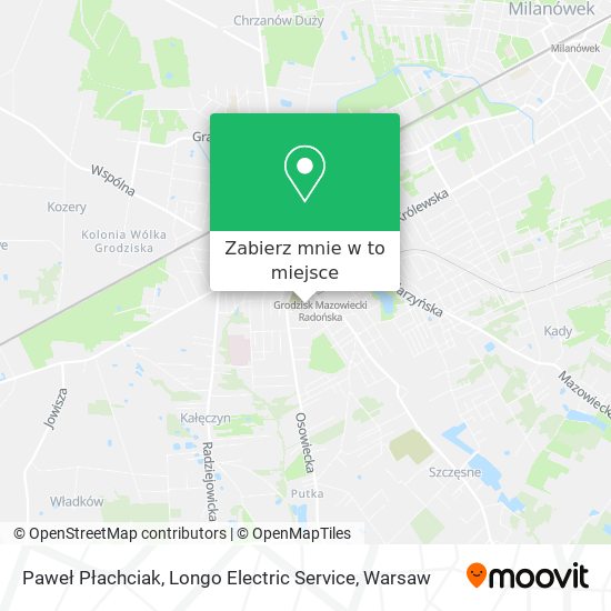 Mapa Paweł Płachciak, Longo Electric Service