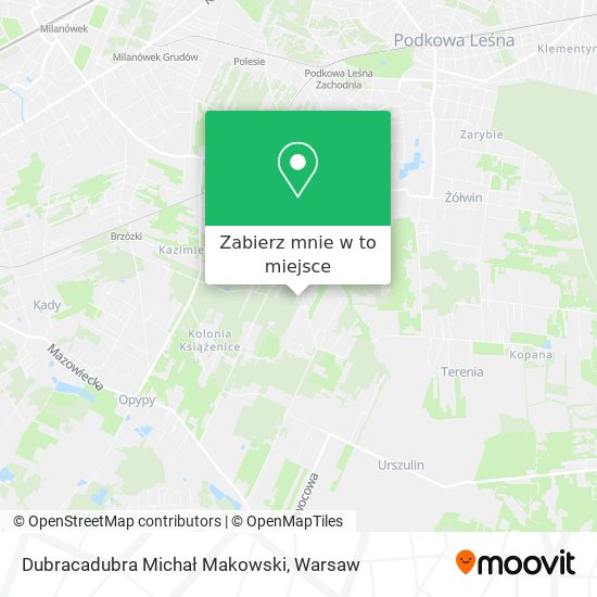 Mapa Dubracadubra Michał Makowski