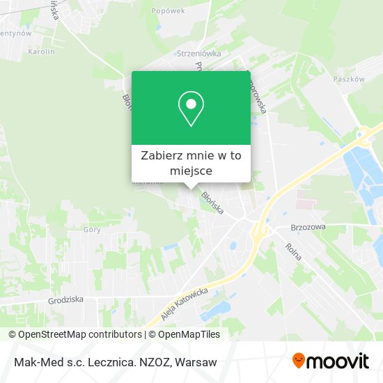 Mapa Mak-Med s.c. Lecznica. NZOZ