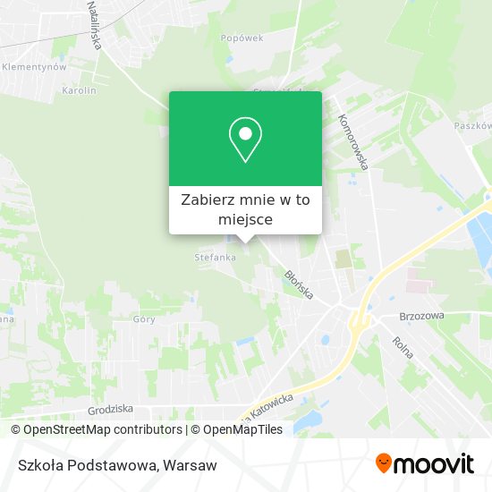 Mapa Szkoła Podstawowa