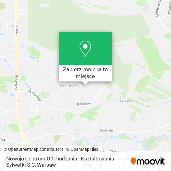 Mapa Nowaja Centrum Odchudzania i Ksztaltowania Sylwetki S C