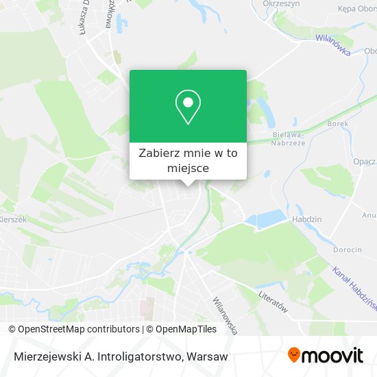 Mapa Mierzejewski A. Introligatorstwo