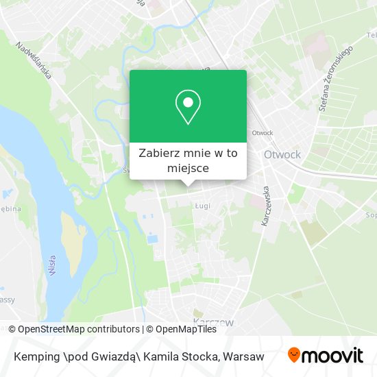 Mapa Kemping \pod Gwiazdą\ Kamila Stocka