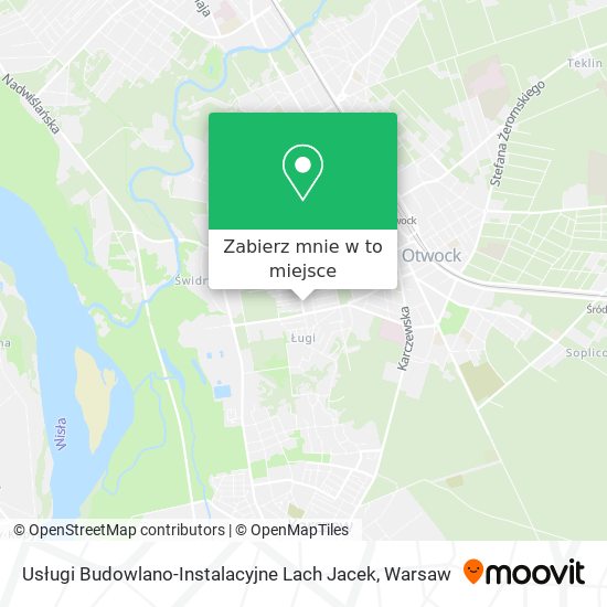 Mapa Usługi Budowlano-Instalacyjne Lach Jacek