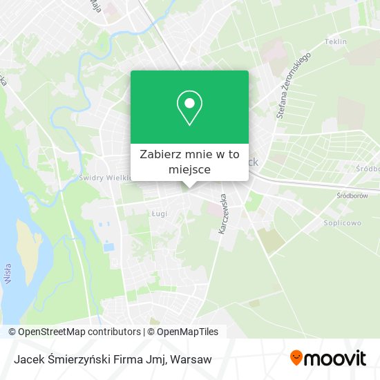 Mapa Jacek Śmierzyński Firma Jmj