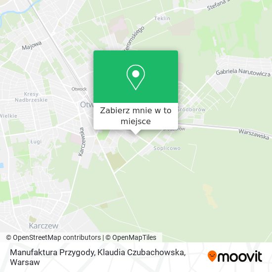 Mapa Manufaktura Przygody, Klaudia Czubachowska