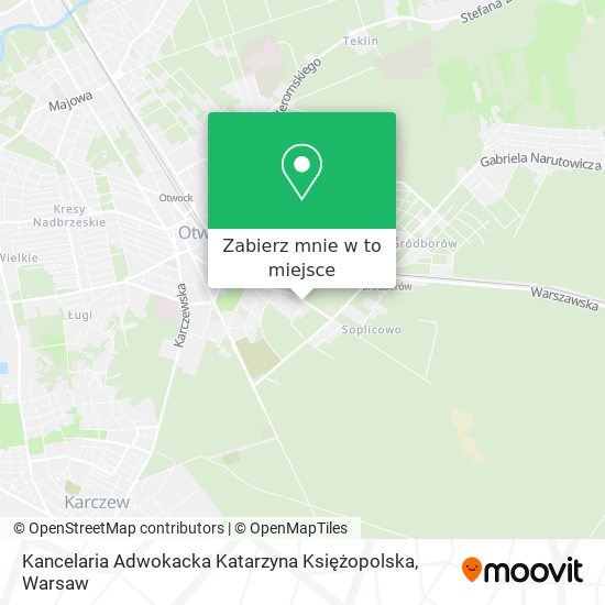 Mapa Kancelaria Adwokacka Katarzyna Księżopolska