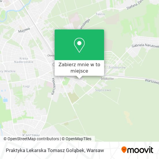 Mapa Praktyka Lekarska Tomasz Gołąbek