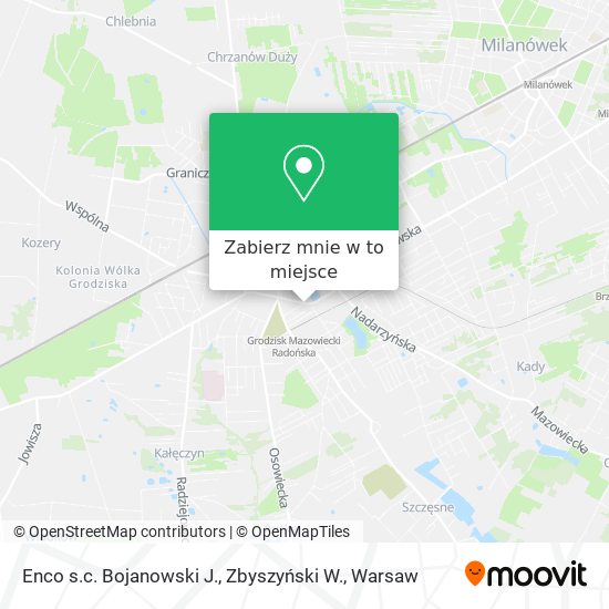 Mapa Enco s.c. Bojanowski J., Zbyszyński W.