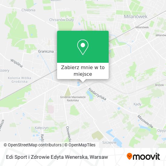 Mapa Edi Sport i Zdrowie Edyta Wenerska