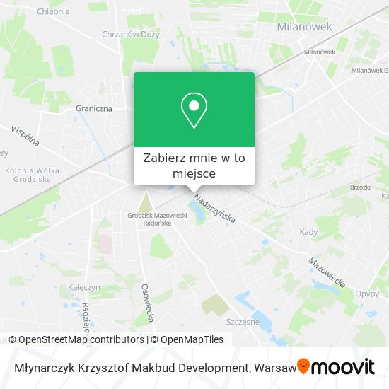 Mapa Młynarczyk Krzysztof Makbud Development