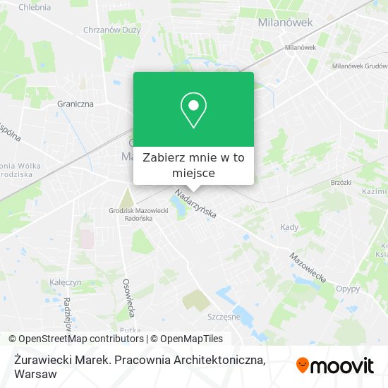 Mapa Żurawiecki Marek. Pracownia Architektoniczna