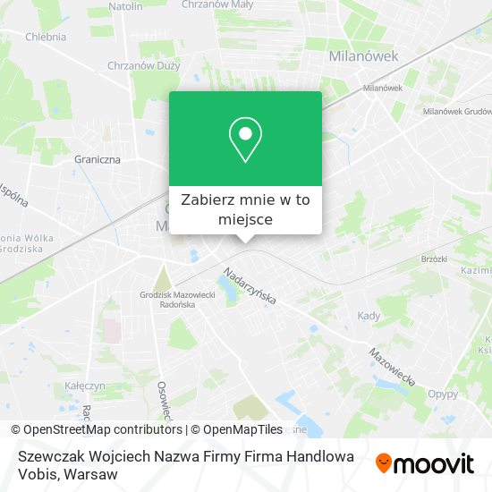 Mapa Szewczak Wojciech Nazwa Firmy Firma Handlowa Vobis