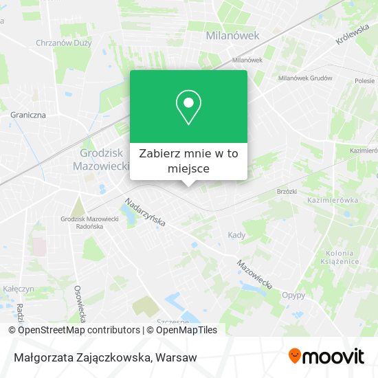 Mapa Małgorzata Zajączkowska