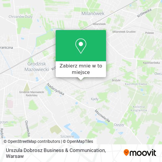 Mapa Urszula Dobrosz Business & Communication