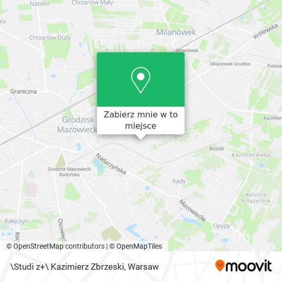 Mapa \Studi z+\ Kazimierz Zbrzeski