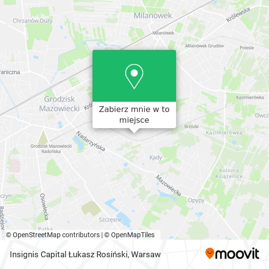 Mapa Insignis Capital Łukasz Rosiński