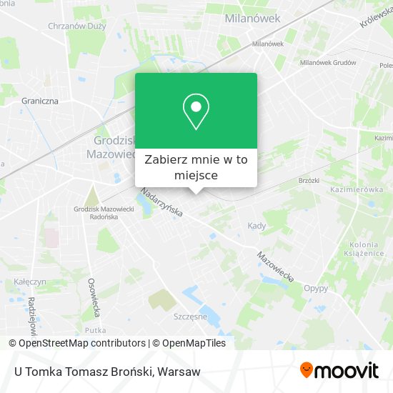 Mapa U Tomka Tomasz Broński