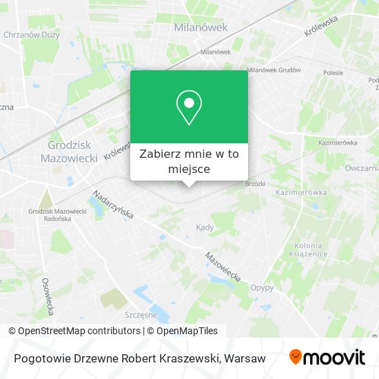 Mapa Pogotowie Drzewne Robert Kraszewski