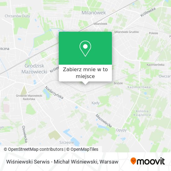 Mapa Wiśniewski Serwis - Michał Wiśniewski