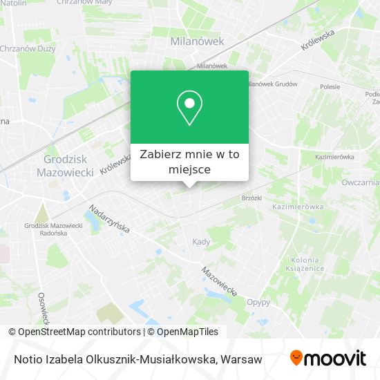 Mapa Notio Izabela Olkusznik-Musiałkowska