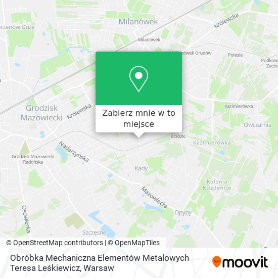 Mapa Obróbka Mechaniczna Elementów Metalowych Teresa Leśkiewicz