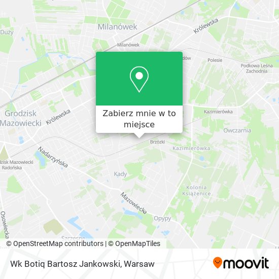 Mapa Wk Botiq Bartosz Jankowski