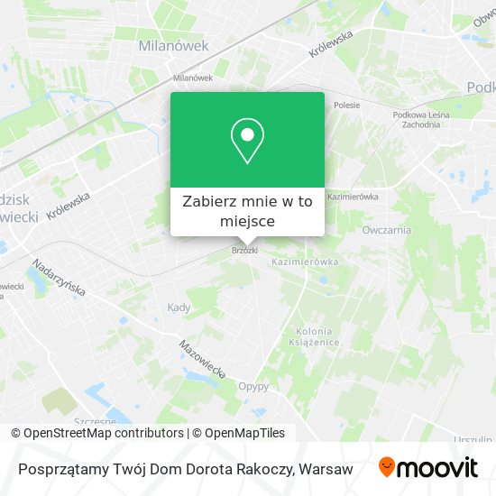 Mapa Posprzątamy Twój Dom Dorota Rakoczy