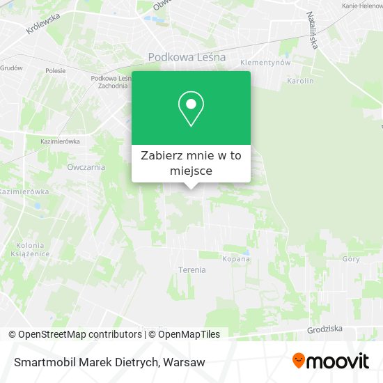 Mapa Smartmobil Marek Dietrych