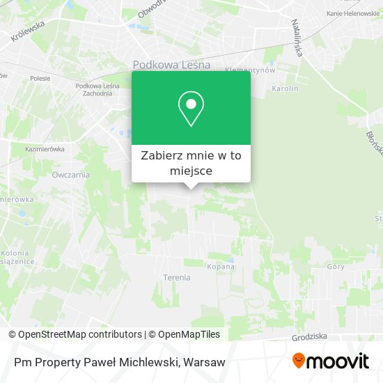 Mapa Pm Property Paweł Michlewski