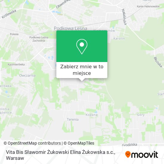 Mapa Vita Bis Sławomir Żukowski Elina Żukowska s.c.